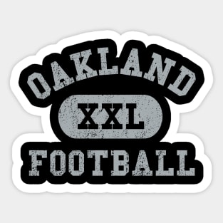 Oakland Football Sticker